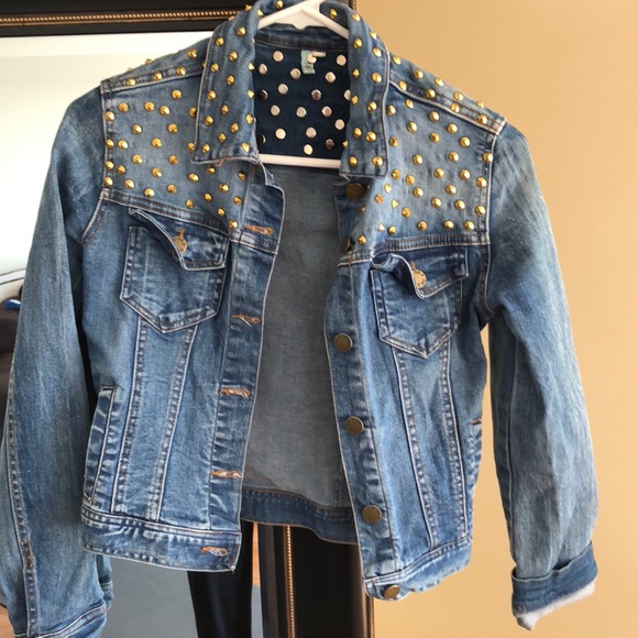 studded jean jacket